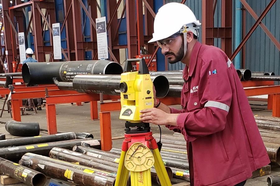 ML Tech Customer Dee Piping using the automet® FAB measurement software with Leica hardware at a pipe manufacturing facility in Thailand